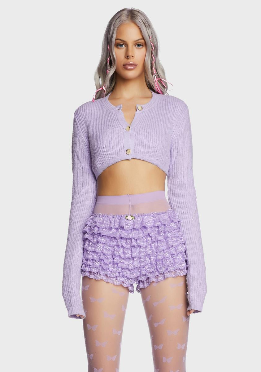 Time To Twirl Crop Cardigan,Specials : American Fashion Style Bags On Sale