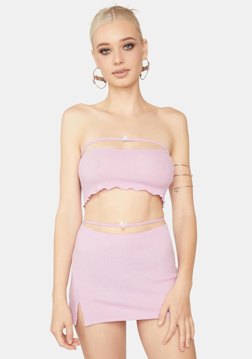 Amethyst It Girl Skirt Set,All Products : American Fashion Style Bags On Sale