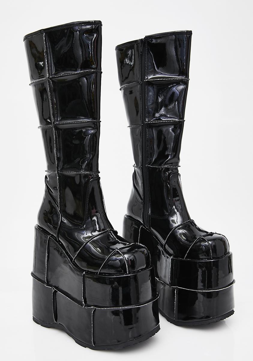 Patent Stack Platform Boots