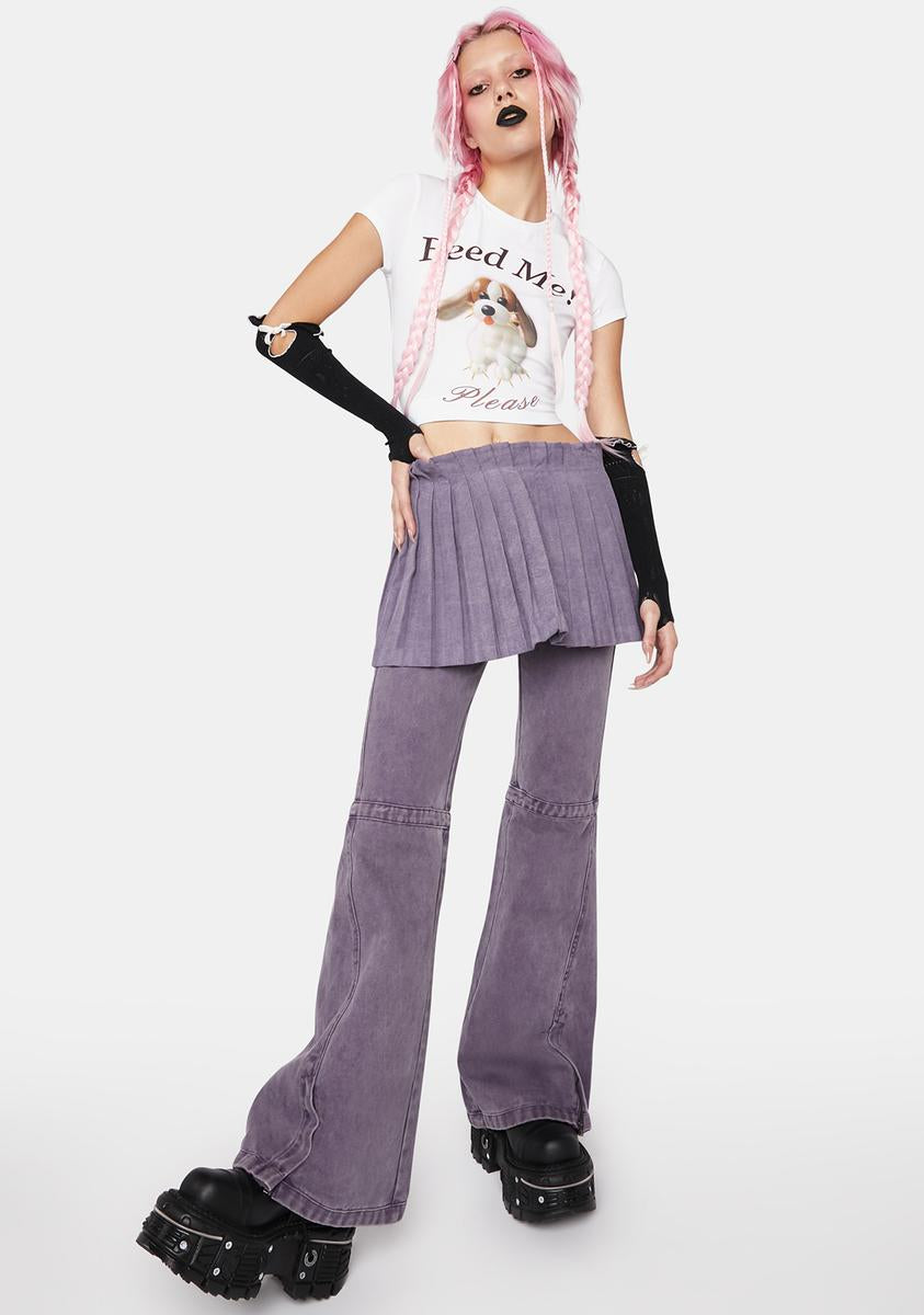 Nodress Feed Me Puppy Print Tシャツ　y2k No Dress Feed Me Please Puppy Graphic Tee - White – Dolls Kill