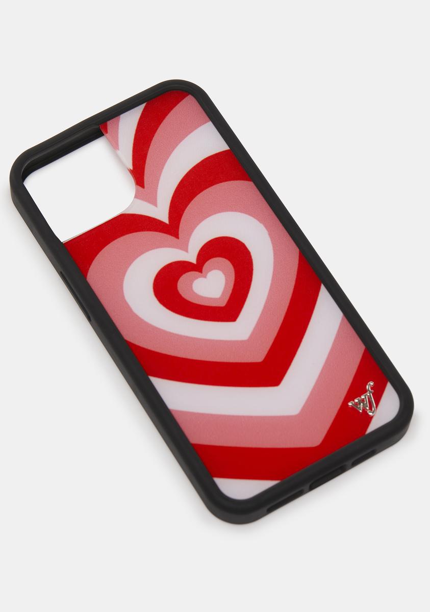 Wildflower Heart Latte Phone Case Red – Dolls Kill