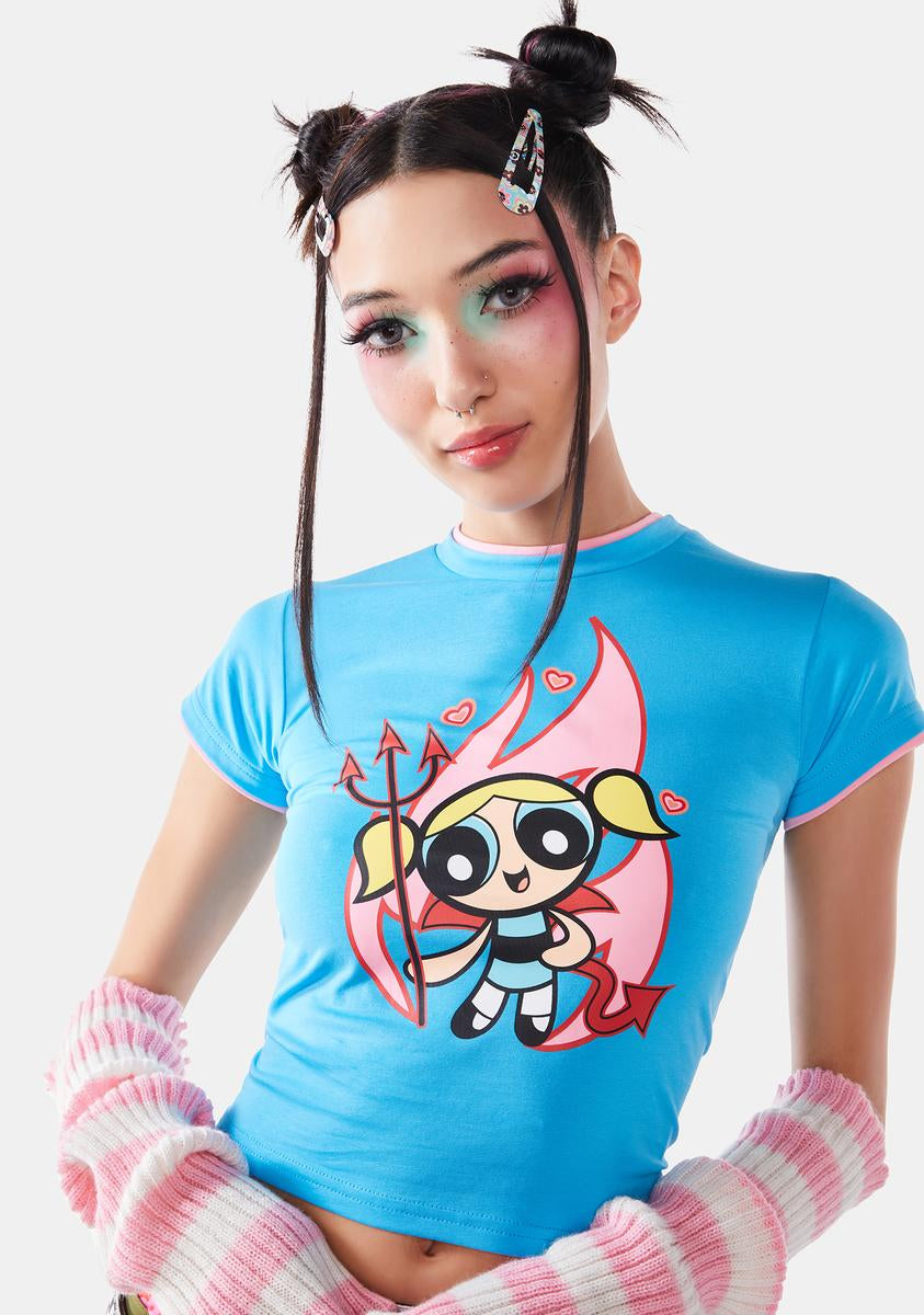Bubble Vision Graphic Tee Dolls Kill x The Powerpuff Girls,All Products : American Fashion Style Bags On Sale