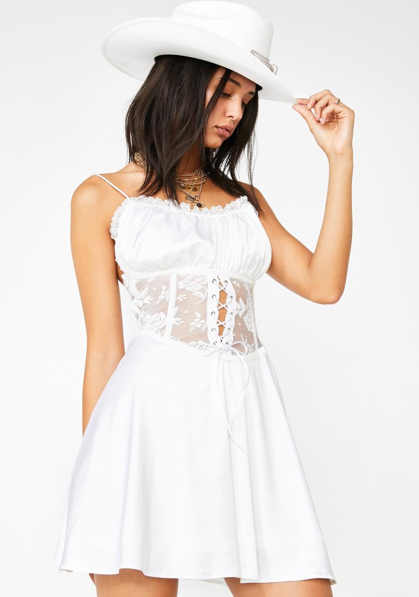 White Ace Corset Dress White Ace Corset Dress