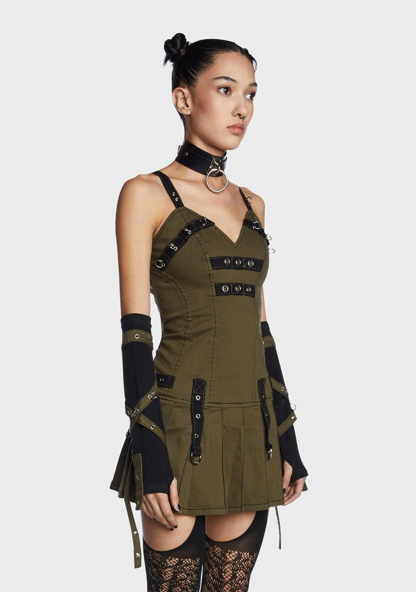 Army Multi Eyelet Arm Warmers Tripp NYC,All Products : American Fashion Style Bags On Sale