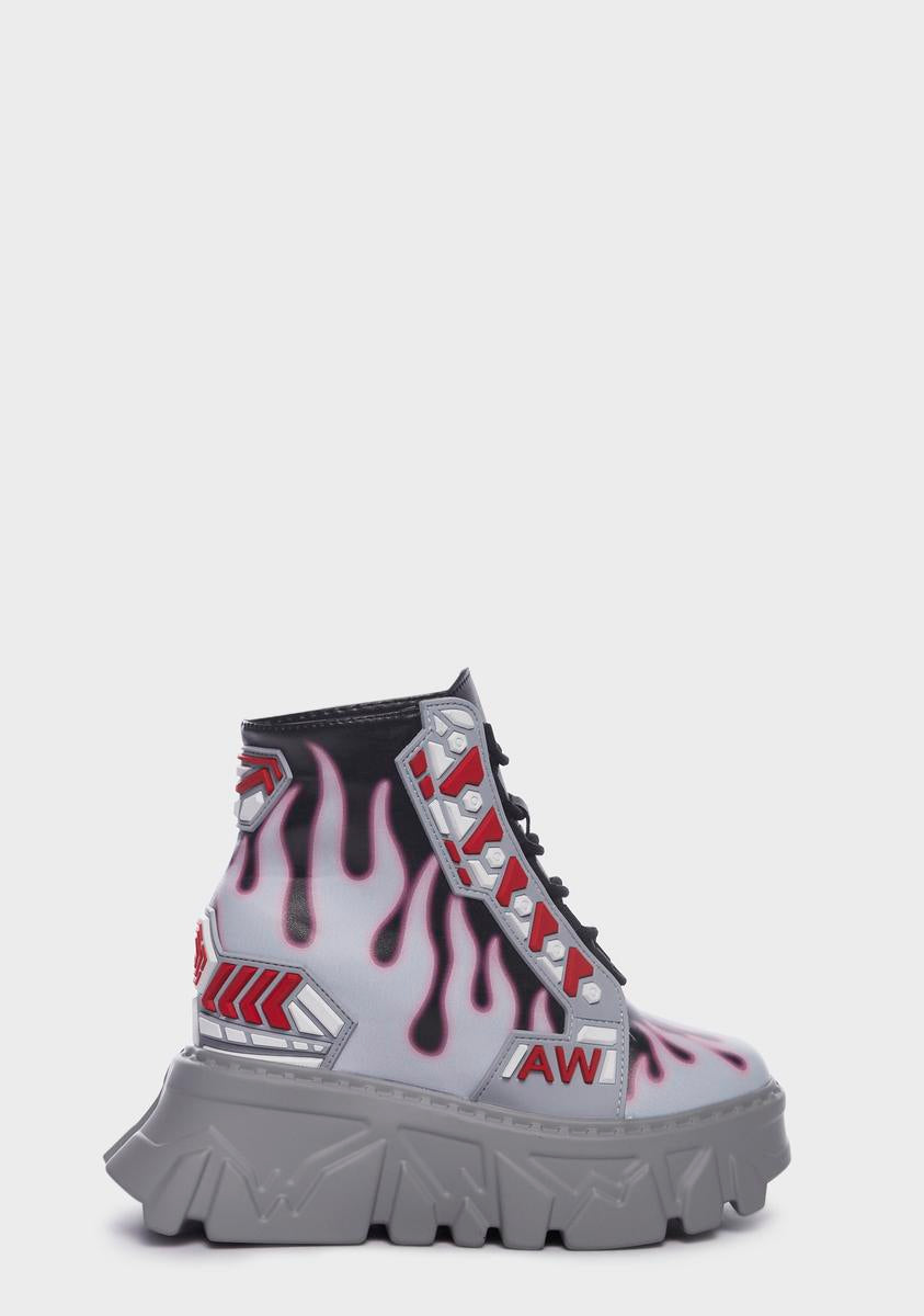 Grey Gooseberry-10 Platform Sneakers Anthony Wang,New Products : American Fashion Style Bags On Sale Grey Gooseberry-10 Platform Sneakers Anthony Wang,New Products : American Fashion Style Bags On Sale