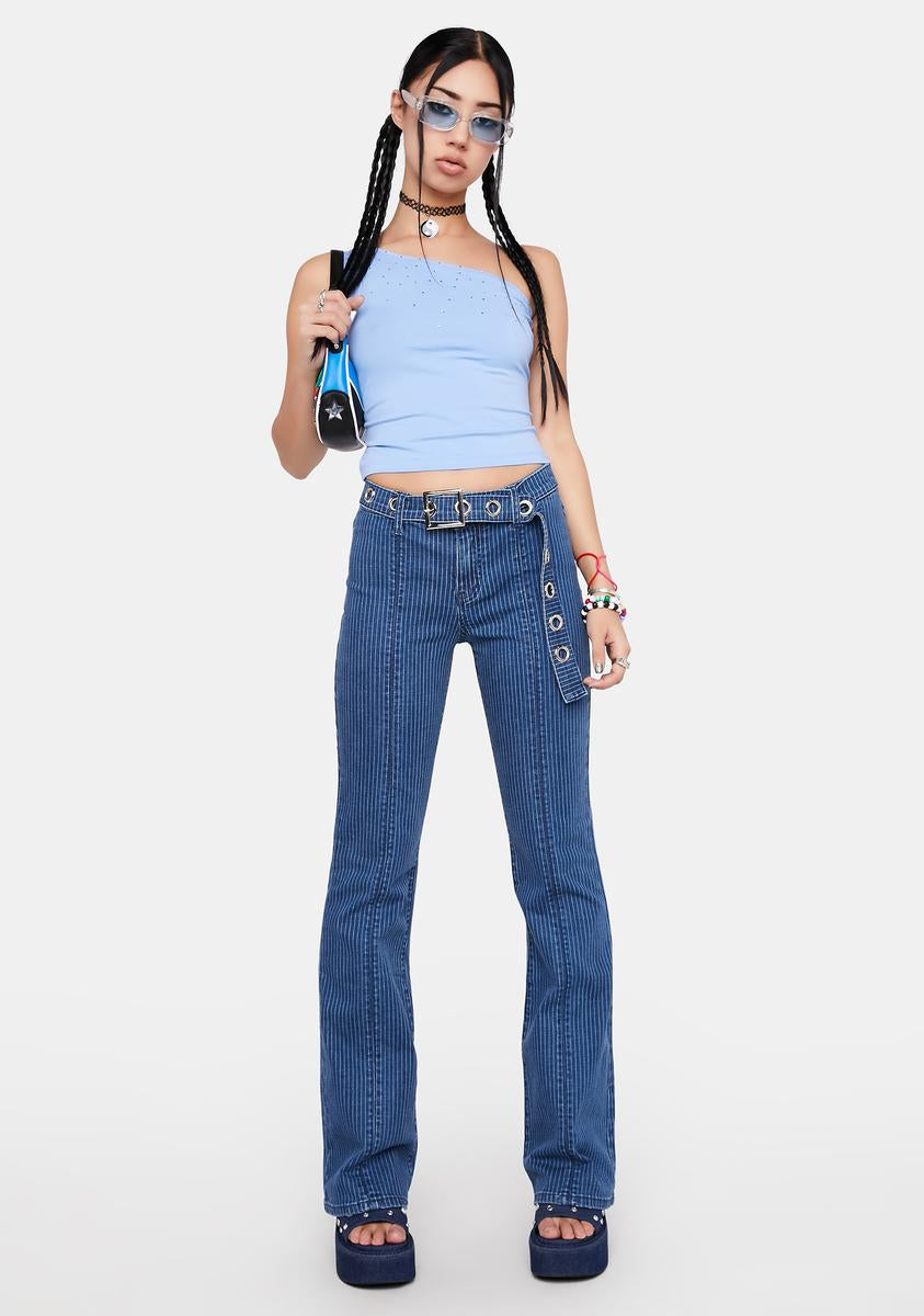 Fremont Street Pinstripe Jeans