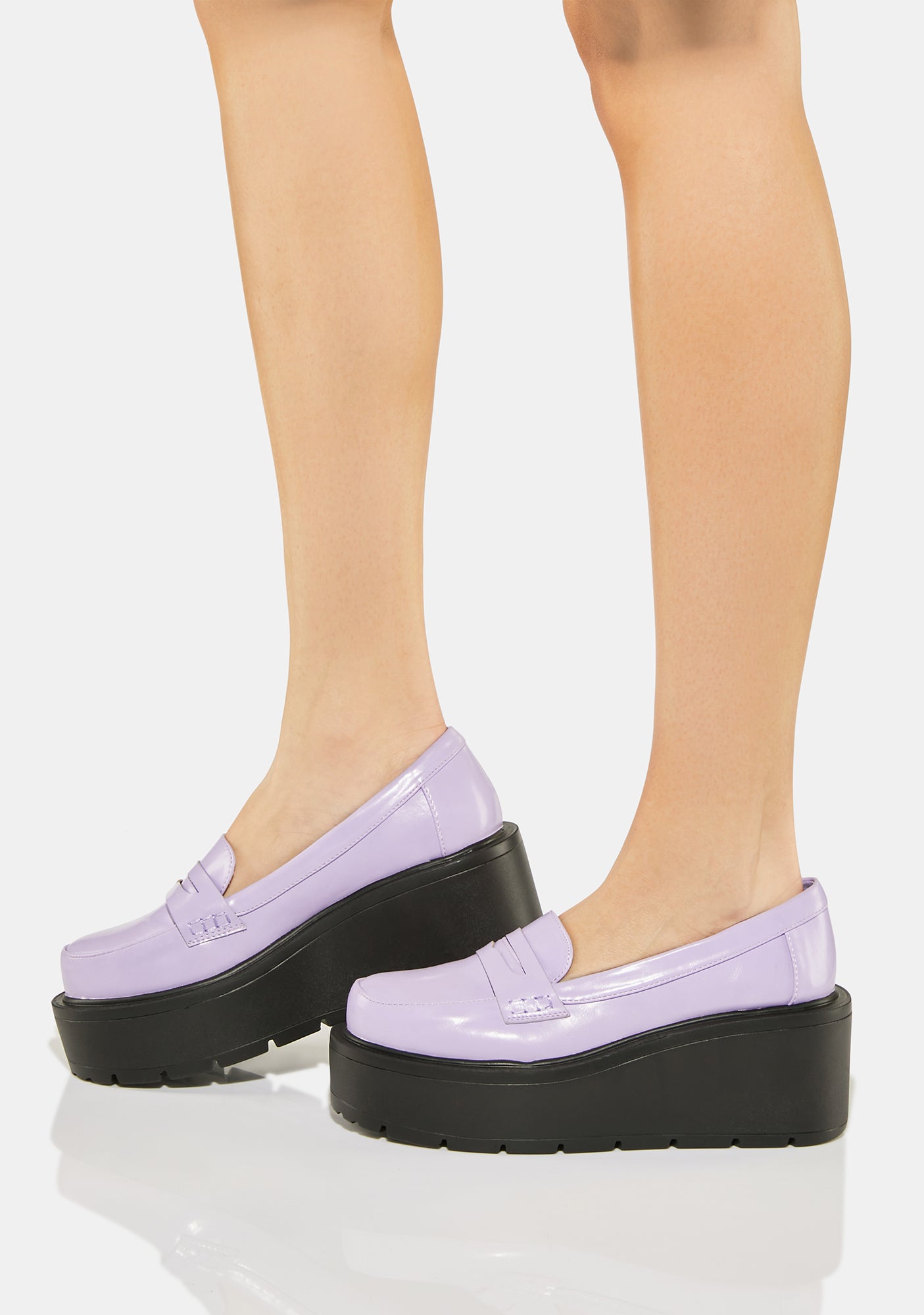 Koi Footwear Platform Oxfords Lilac Dolls Kill