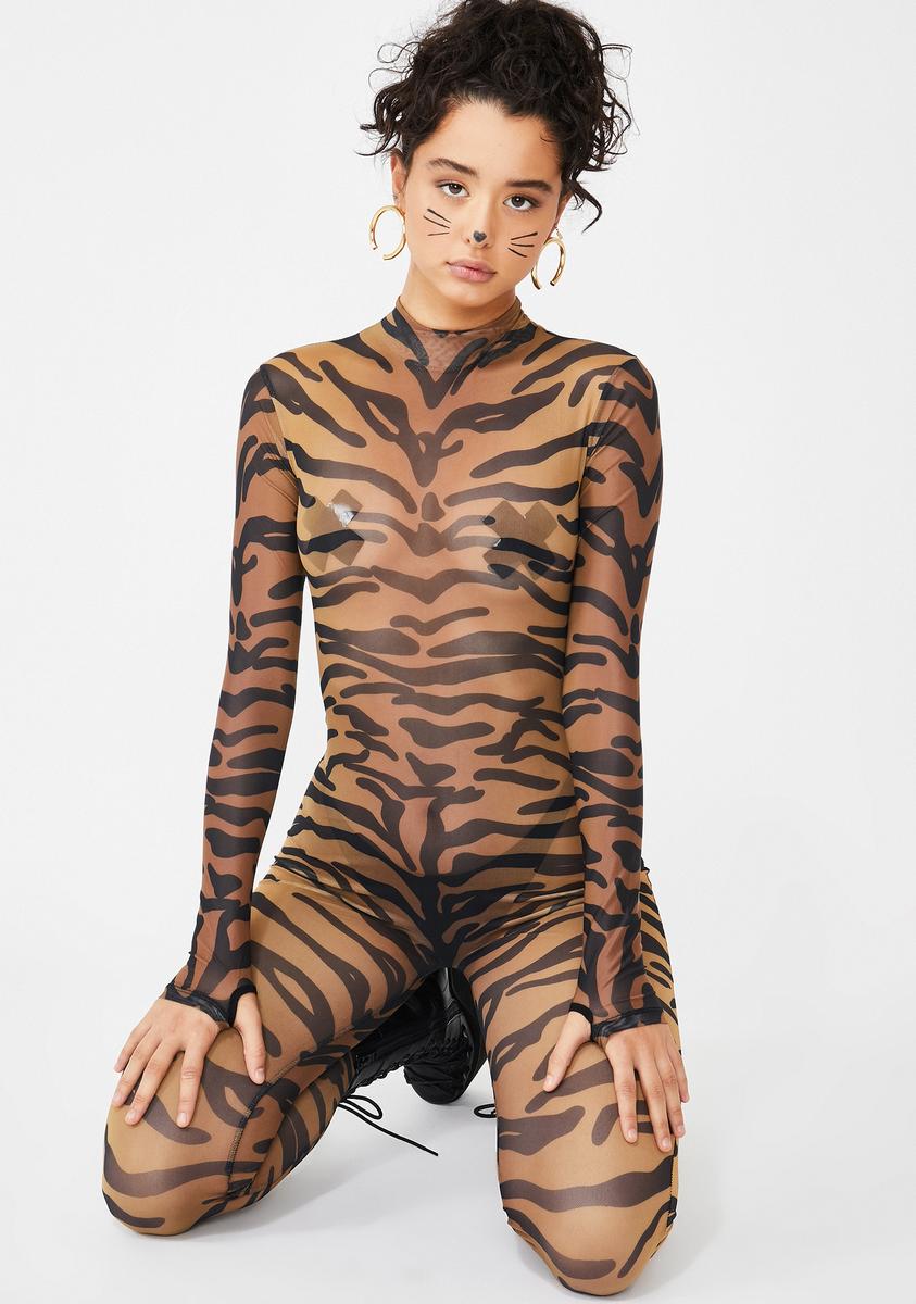 Bad Bish Anthem Tiger Catsuit