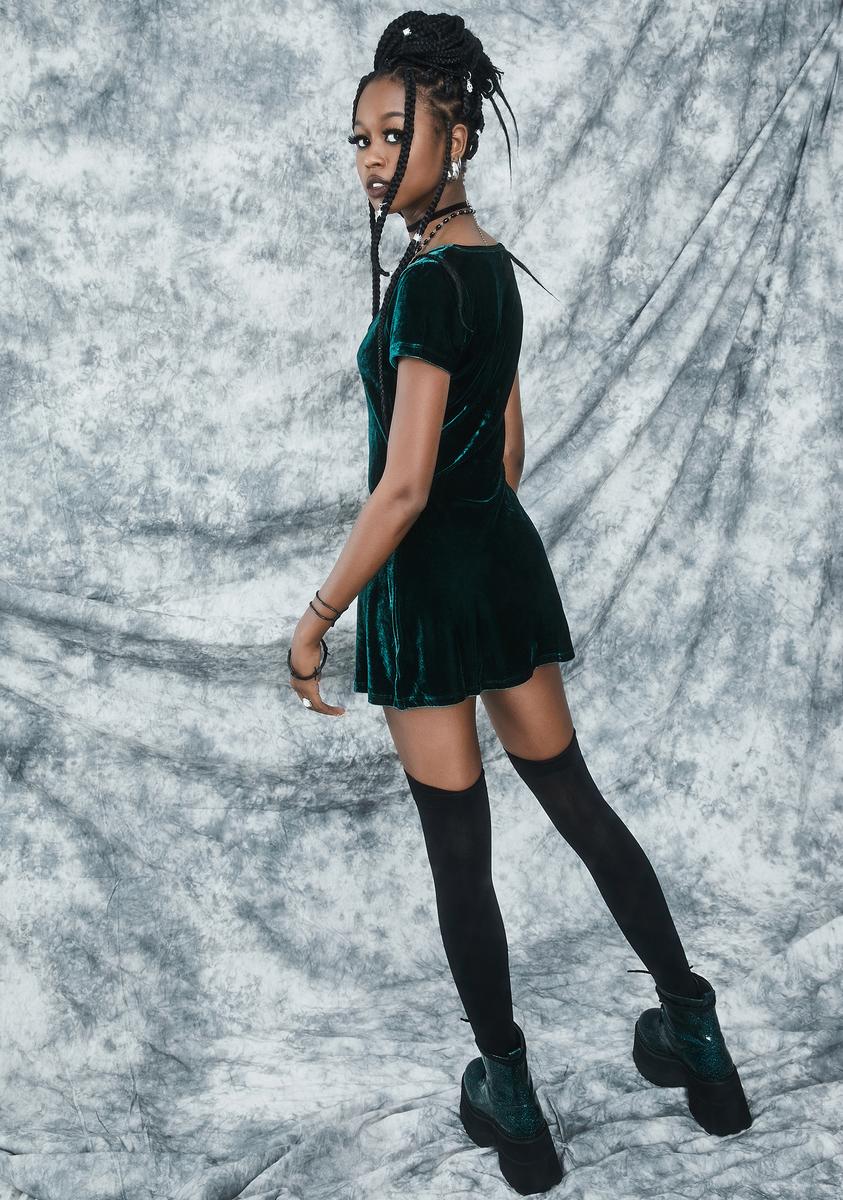 Into The Woods Velvet Dress Into The Woods Velvet Dress