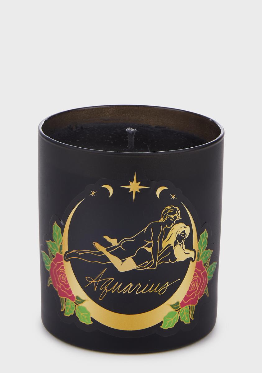 Rose Petal Aquarius Zodiac Candle Black Cake,New Products : American Fashion Style Bags On Sale