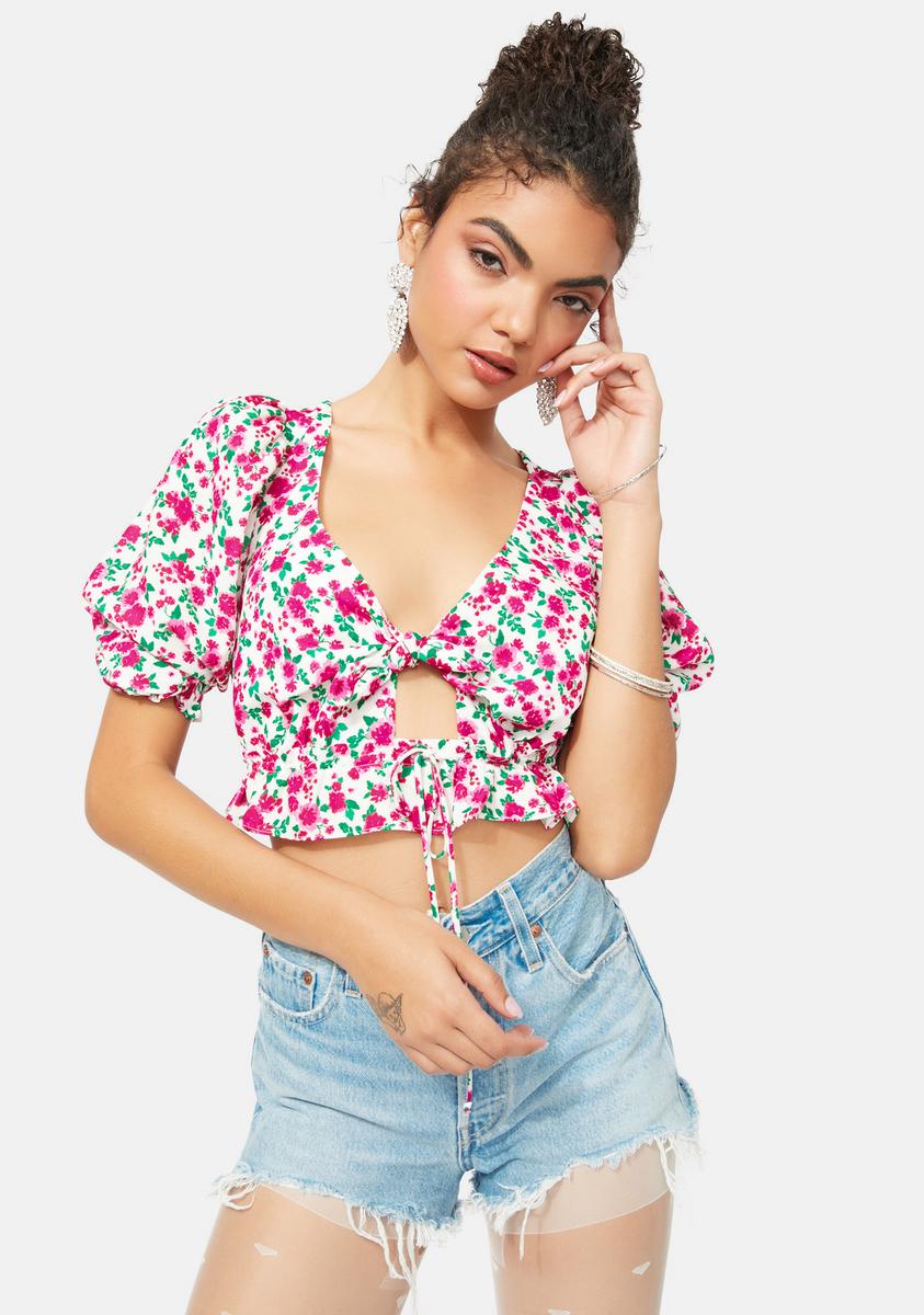 Petal Floral Blouse For Love & Lemons,Specials : American Fashion Style Bags On Sale