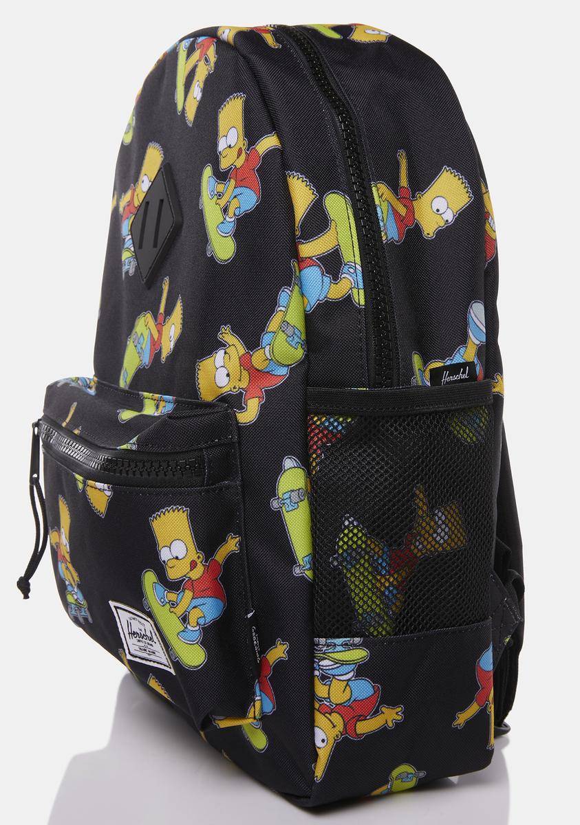 bart simpson herschel backpack Herschel Bart Simpson Mini Backpack