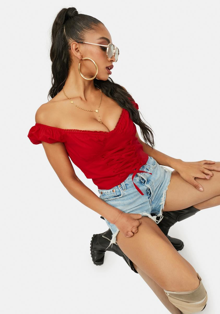 Irresistible Love Short Sleeve Lace Up Top,Specials : American Fashion Style Bags On Sale Irresistible Love Short Sleeve Lace Up Top,Specials : American Fashion Style Bags On Sale