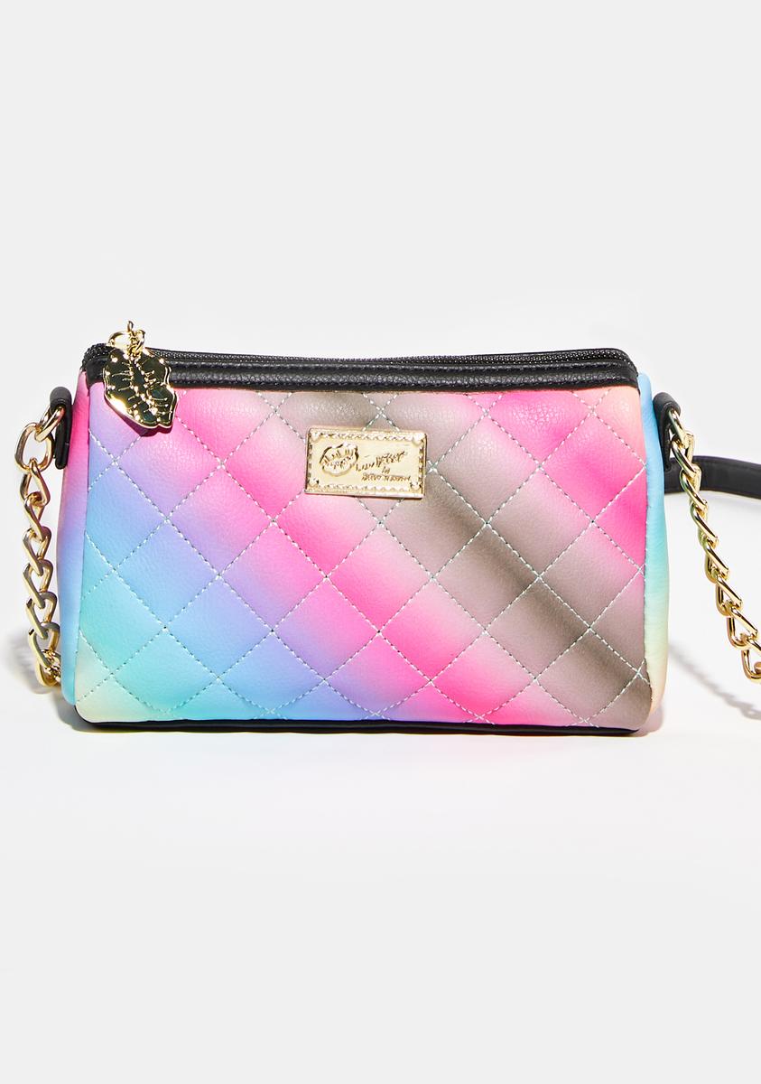 Betsey johnson rainbow bag best sale