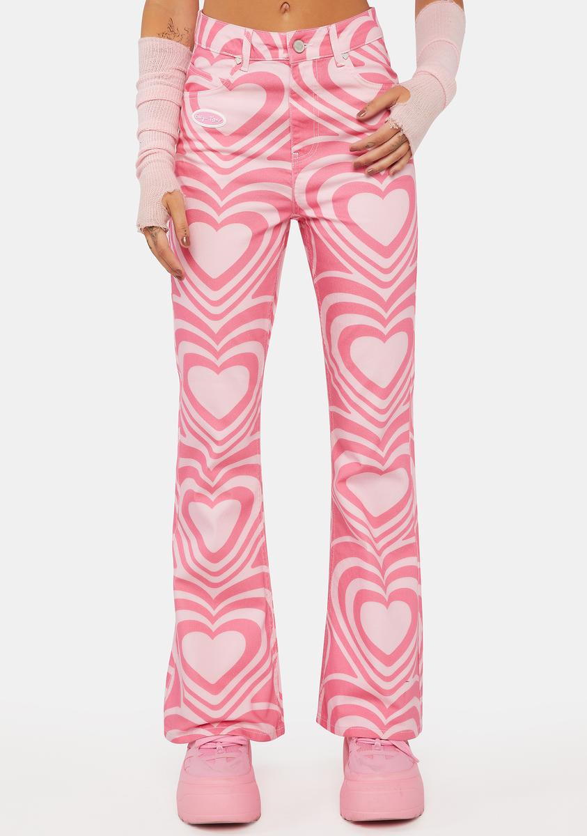 Love Wins Flared Denim Jeans EASY TIGER,New Products : American Fashion Style Bags On Sale