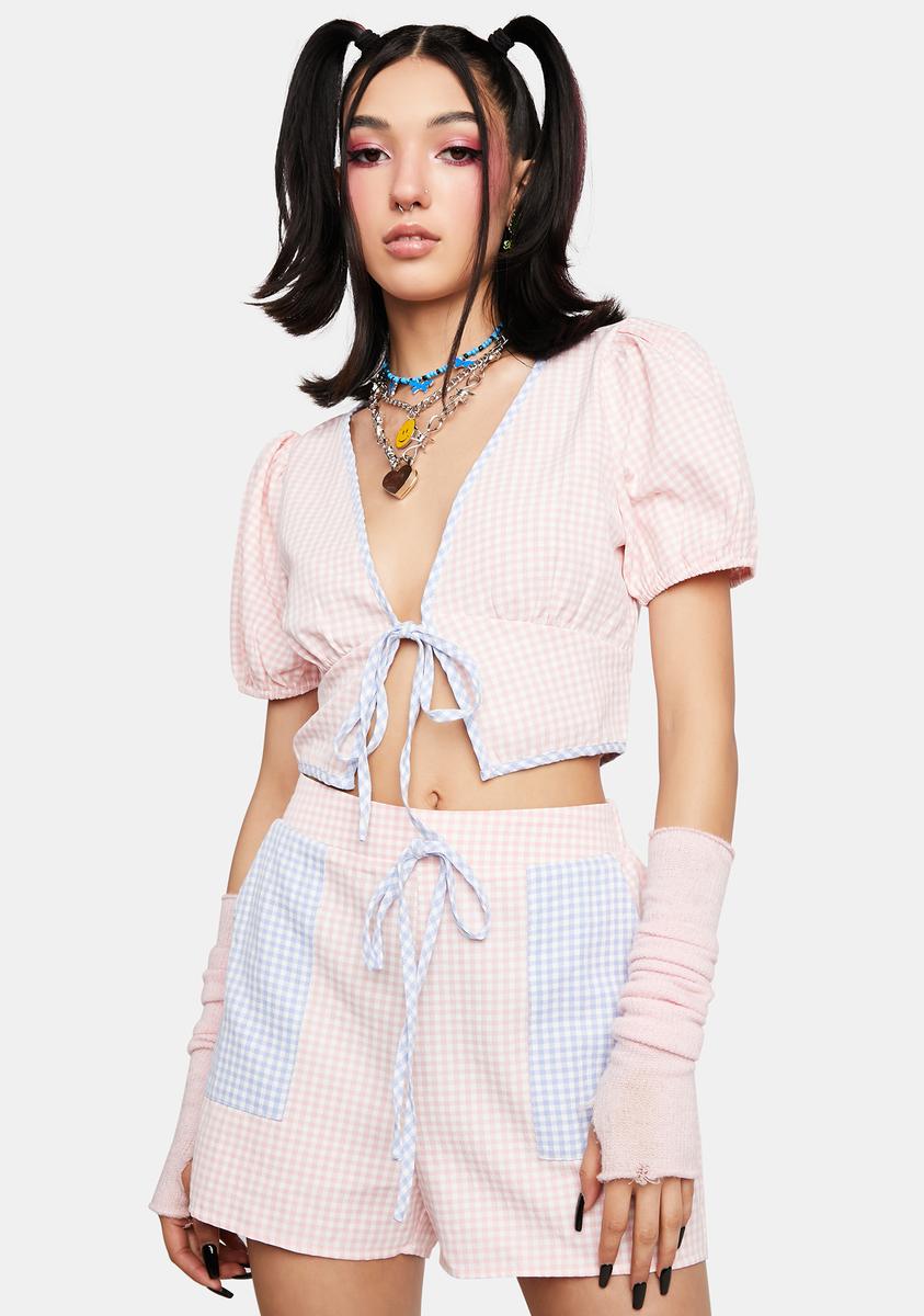 Good Things Coming Gingham Set,Specials : American Fashion Style Bags On Sale