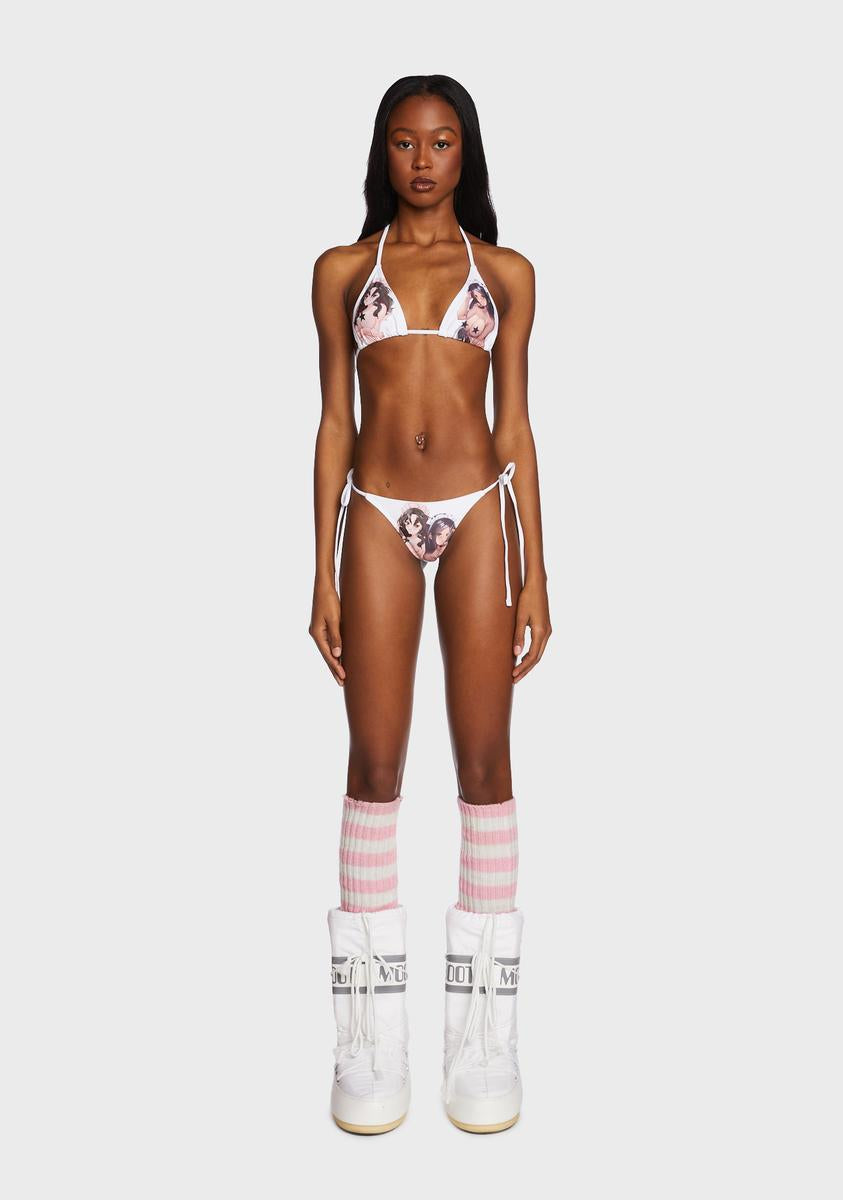 pop Social studies session Yungkiki Kam Girls Print Bikini Set – Dolls Kill