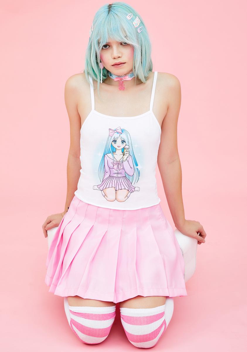 NGorder Mesh Cropped Anime Cami – Dolls Kill