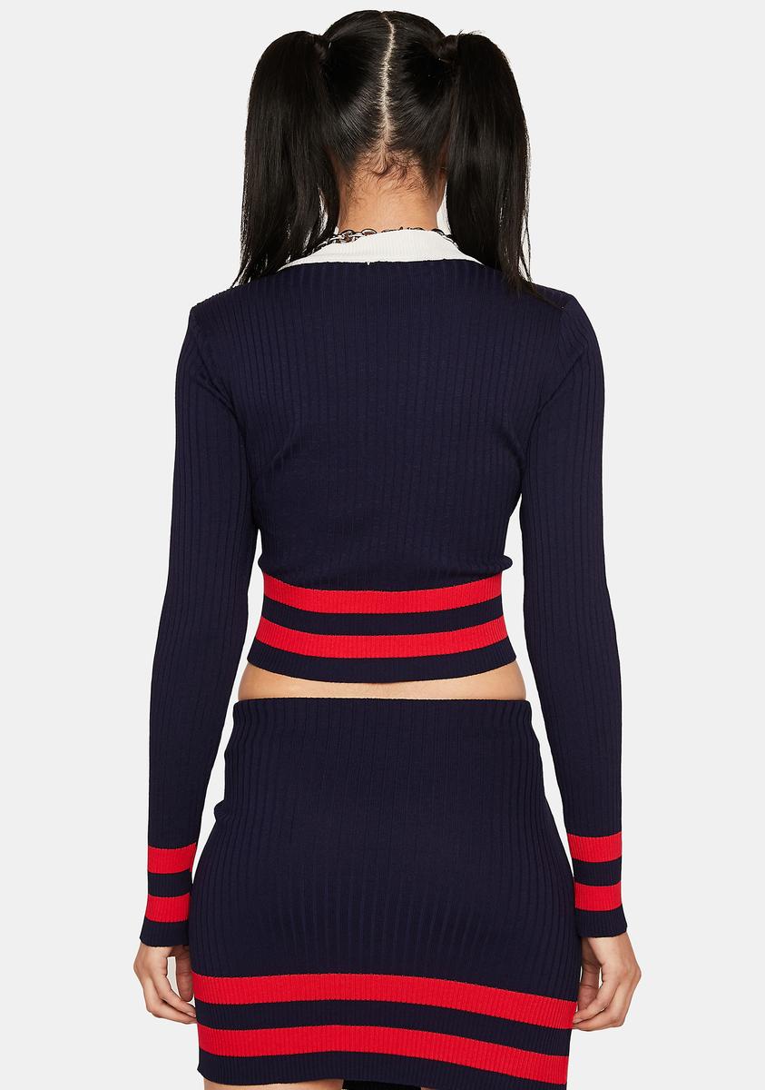 97 Sporty Knit Skirt Set Dolls Kill