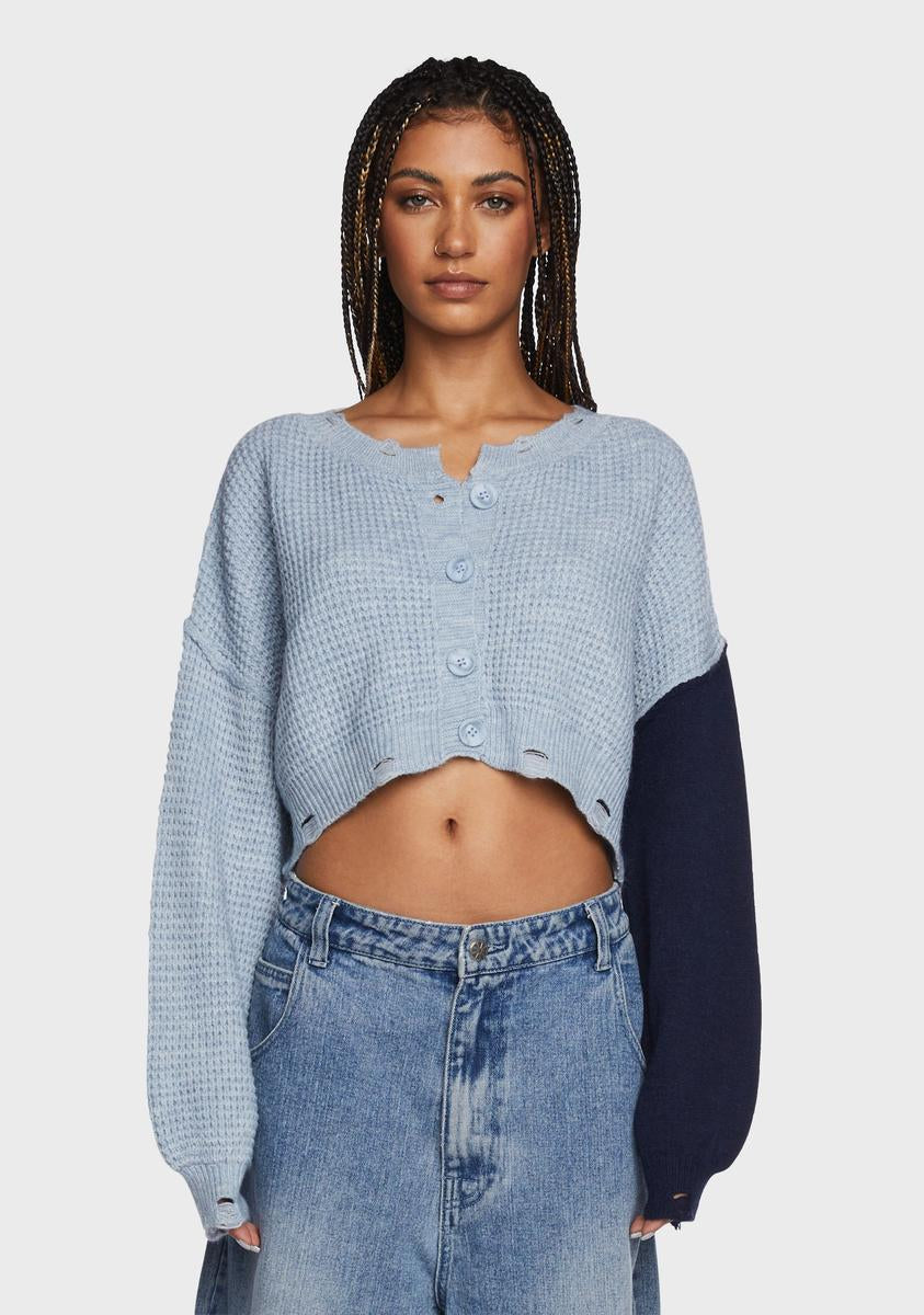 Indigo Going Incognito Distressed Cardigan,New Products : American Fashion Style Bags On Sale Indigo Going Incognito Distressed Cardigan,New Products : American Fashion Style Bags On Sale