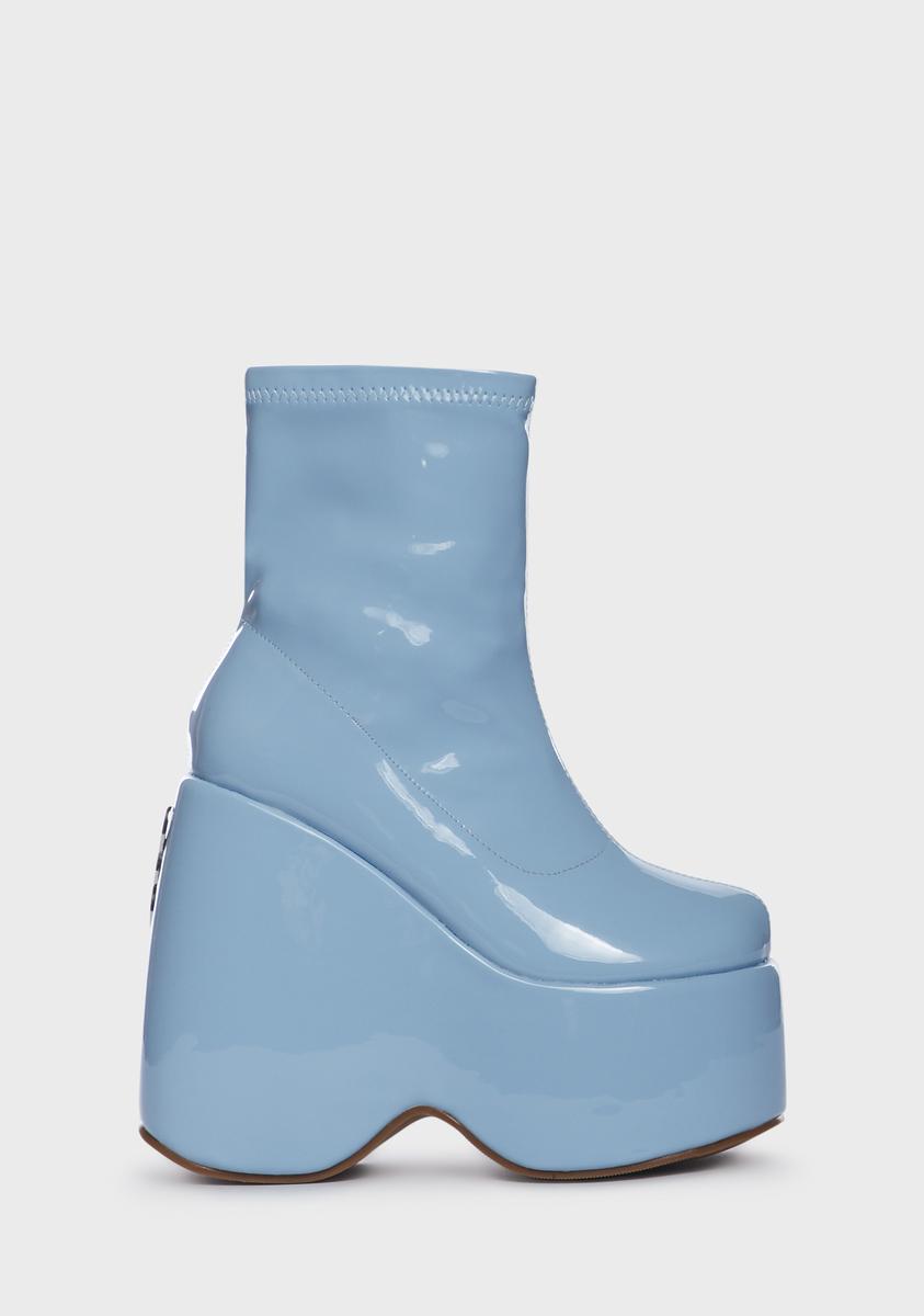 Aqua Patent Say What You Mean Platform Boots,All Products : American Fashion Style Bags On Sale Aqua Patent Say What You Mean Platform Boots,All Products : American Fashion Style Bags On Sale