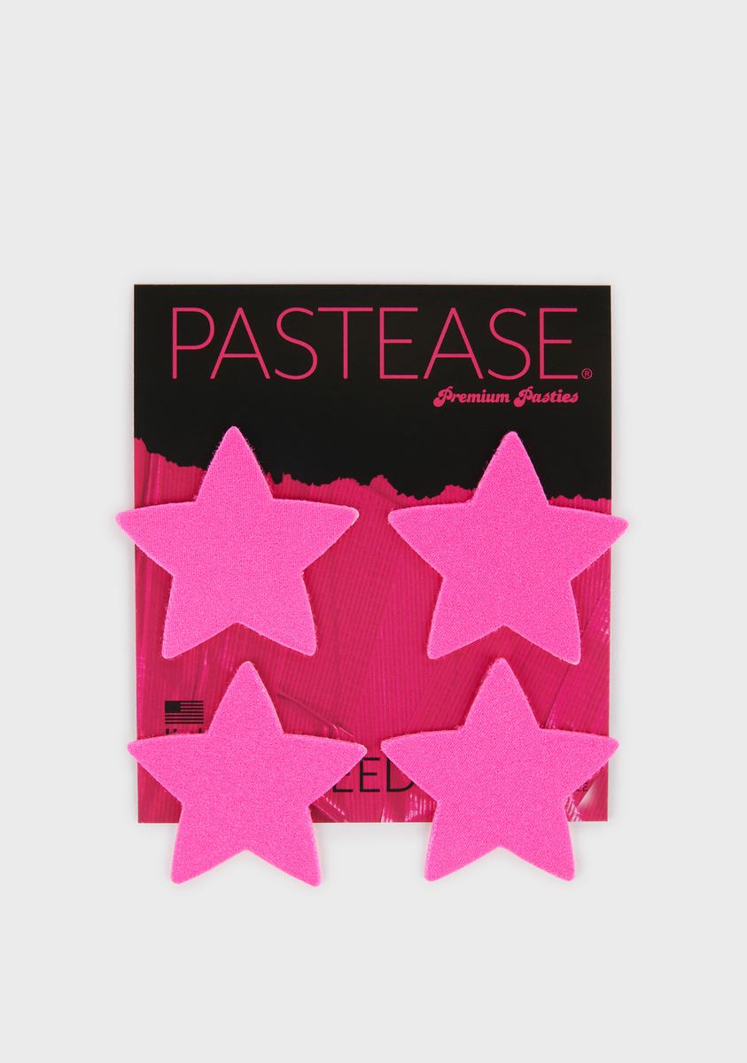 Pastease Neon Star Two Pack Pasties - Pink – Dolls Kill