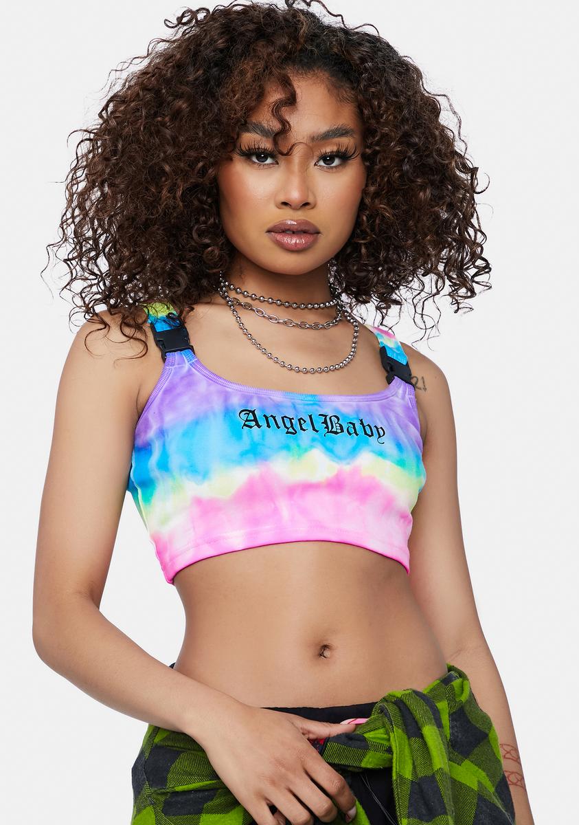 Angel Baby Buckle Crop Top,All Products : American Fashion Style Bags On Sale