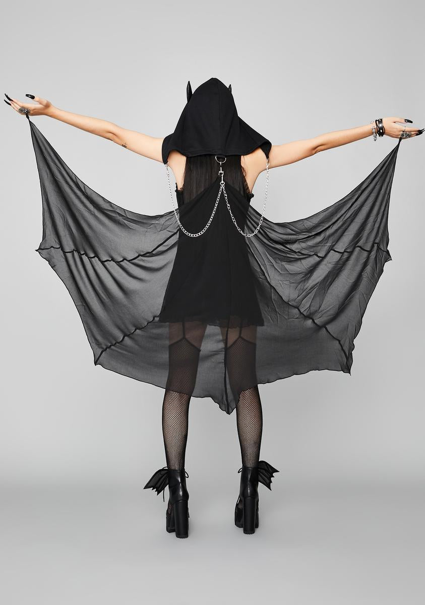 Bite Night Hooded Bat Cape Widow,All Products : American Fashion Style Bags On Sale