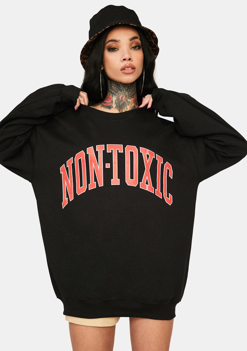 Black Non Toxic Graphic Sweatshirt Petals and Peacocks,All Products : American Fashion Style Bags On Sale Black Non Toxic Graphic Sweatshirt Petals and Peacocks,All Products : American Fashion Style Bags On Sale