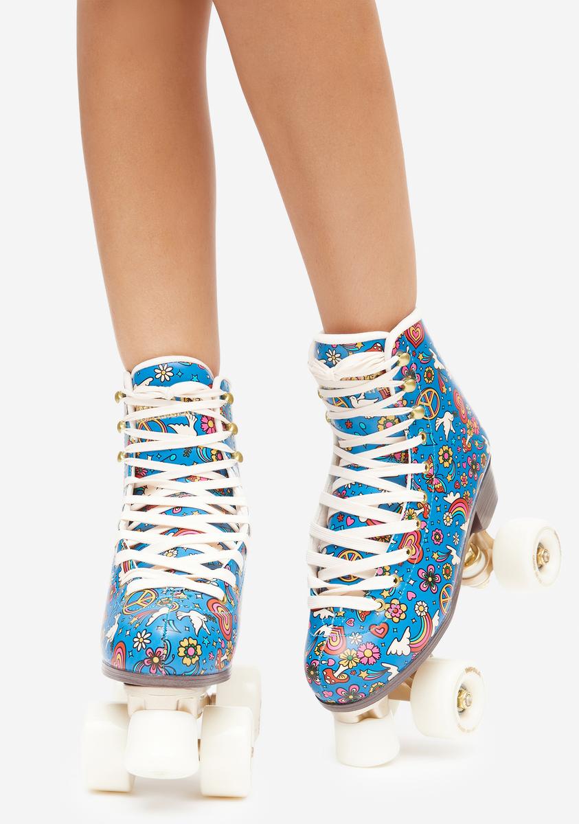 Impala Rollerskates Harmony Blue Quad Roller Skates Dolls Kill