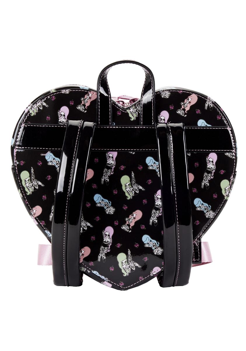 Valfré Black Heart Delia Backpack Delia Backpack – Dolls Kill main image 4