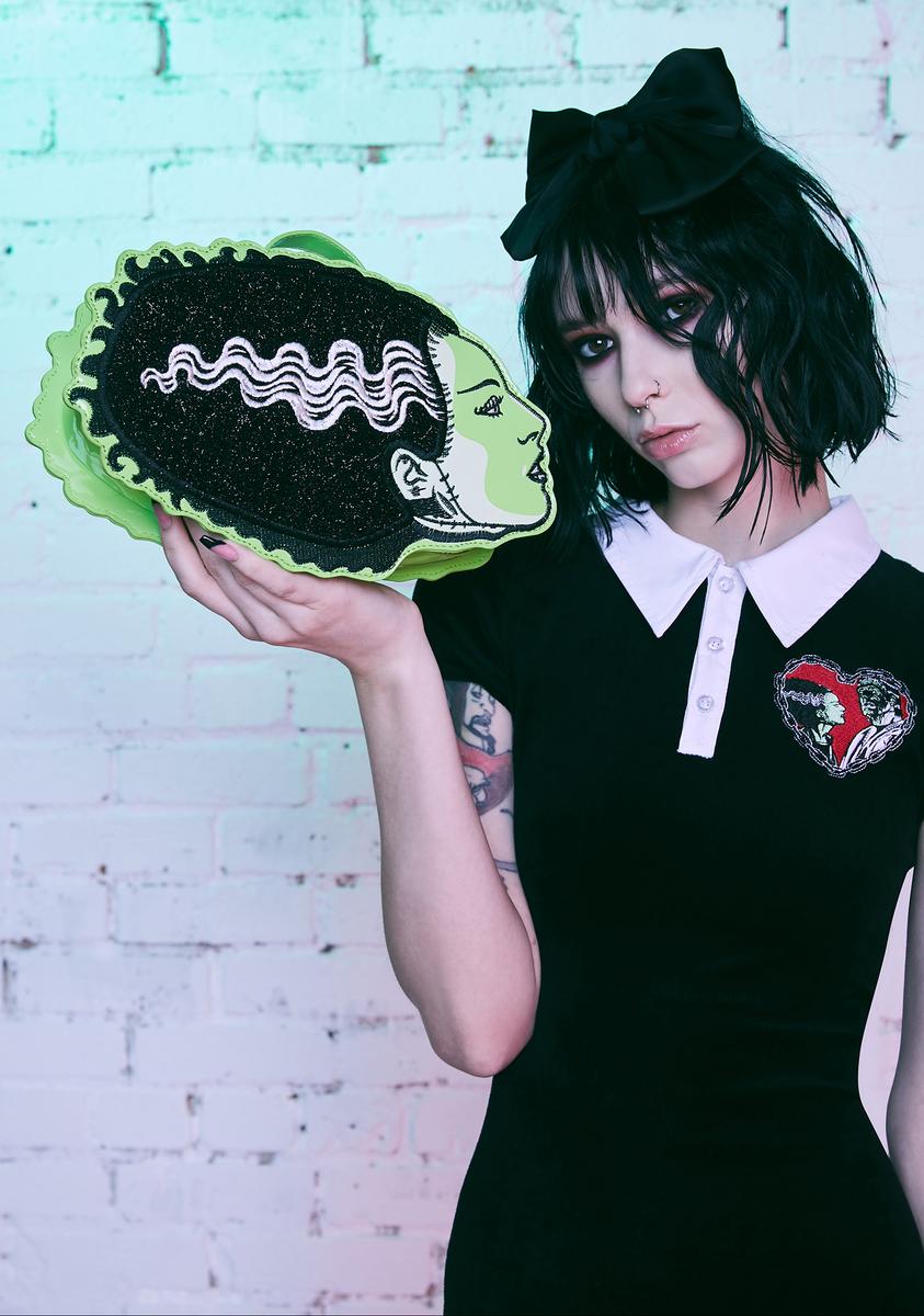 Bound To Love Makeup Bag Dolls Kill x Universal Monsters,All Products : American Fashion Style Bags On Sale