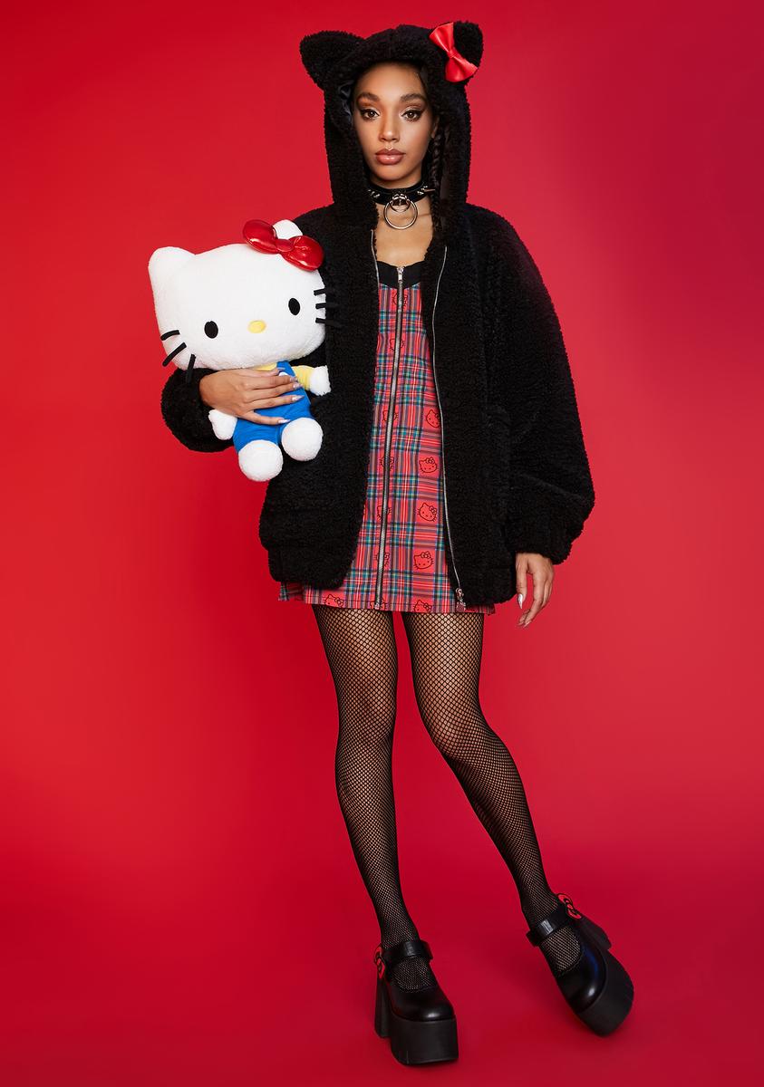 hello kitty puffer jacket plush