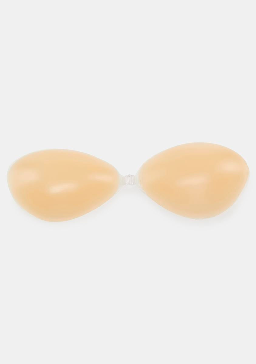 Strapless Backless Silicone Bra Light Brown/Nude Dolls Kill