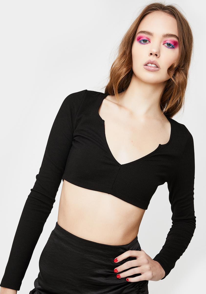 Black Guan Crop Top Dolls Kill,All Products : American Fashion Style Bags On Sale