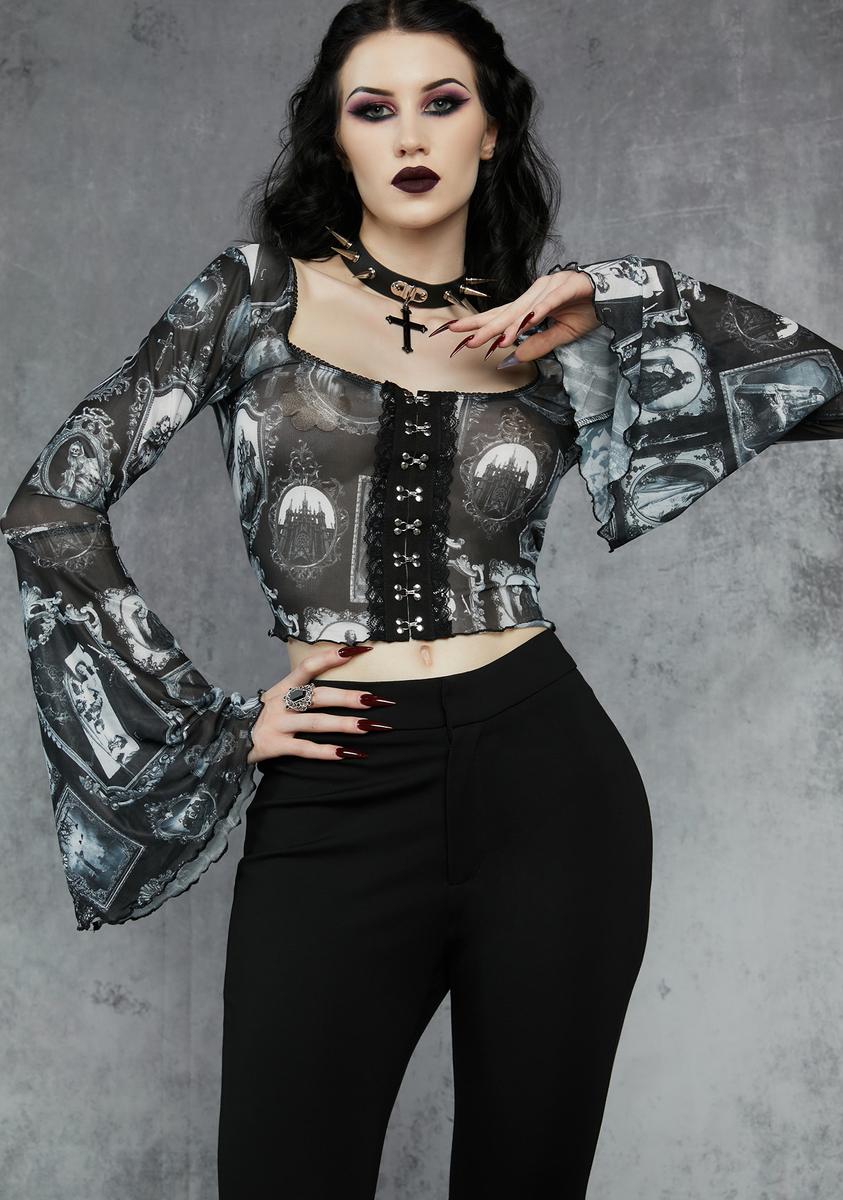 Forgotten Memories Mesh Top Widow,New Products : American Fashion Style Bags On Sale