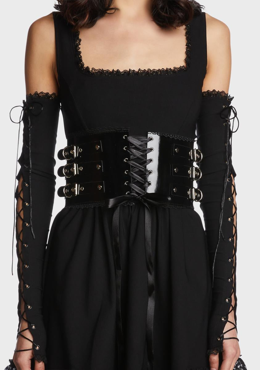 lockable corset belt