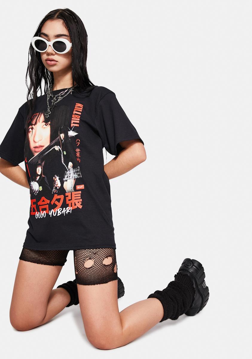 HUF X Kill Bill Gogo Yubari Graphic Tee – Dolls Kill