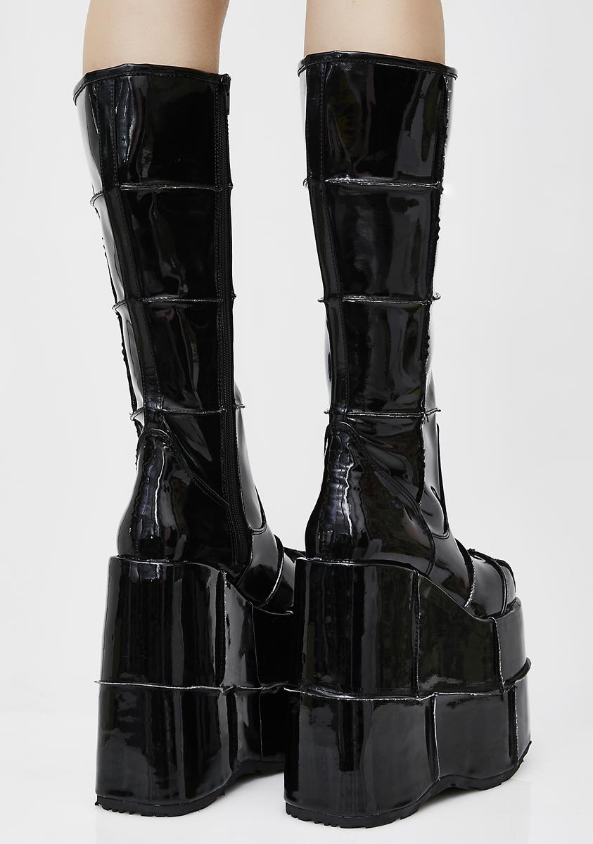 Patent Stack Platform Boots