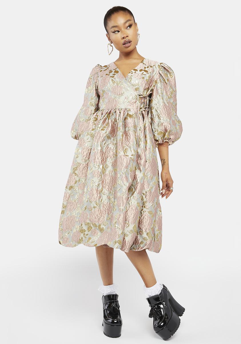 Sister Jane Floral Spectrum Wrap Dress