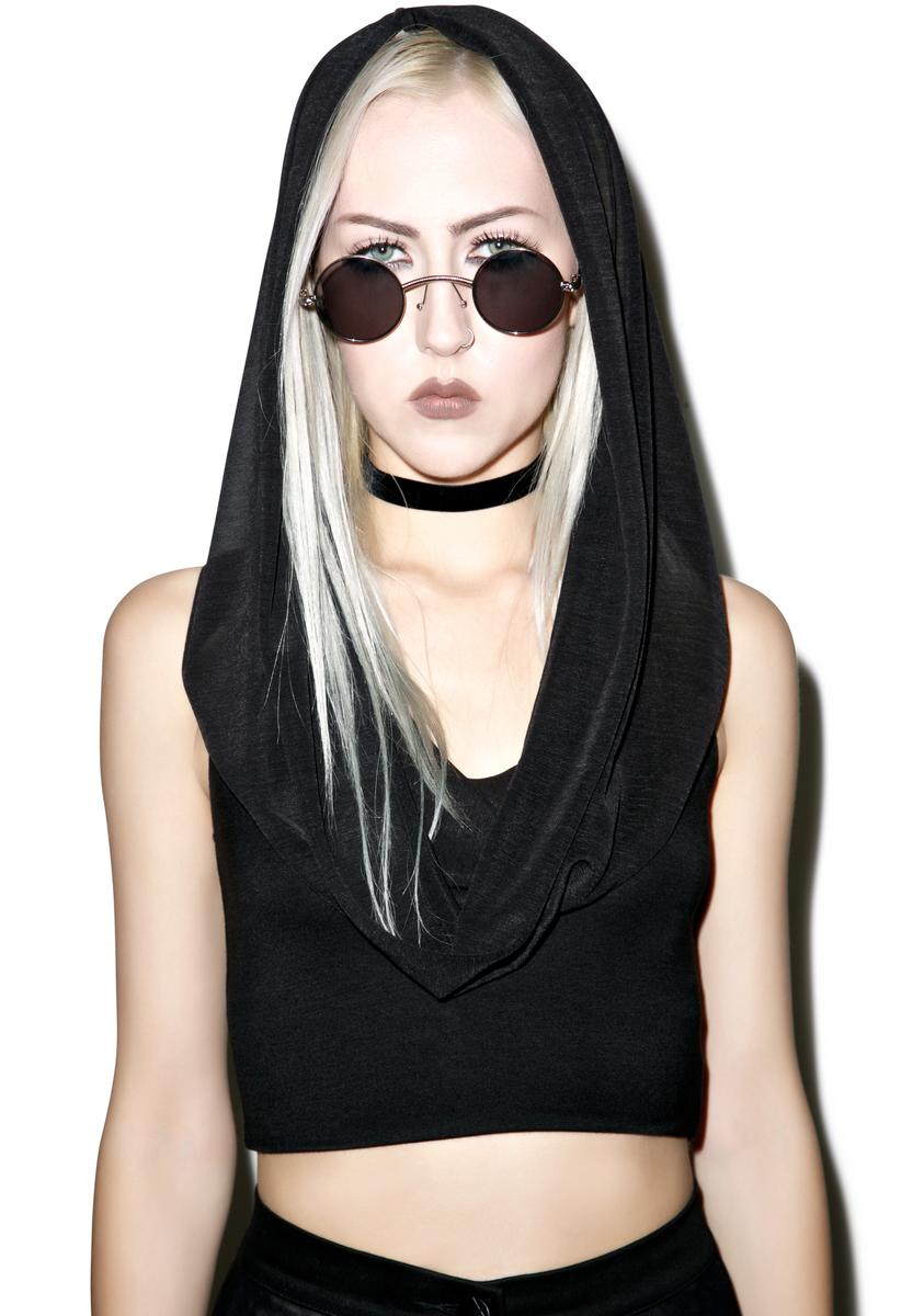 Forever Mourning Hooded Top Widow (old),Specials : American Fashion Style Bags On Sale