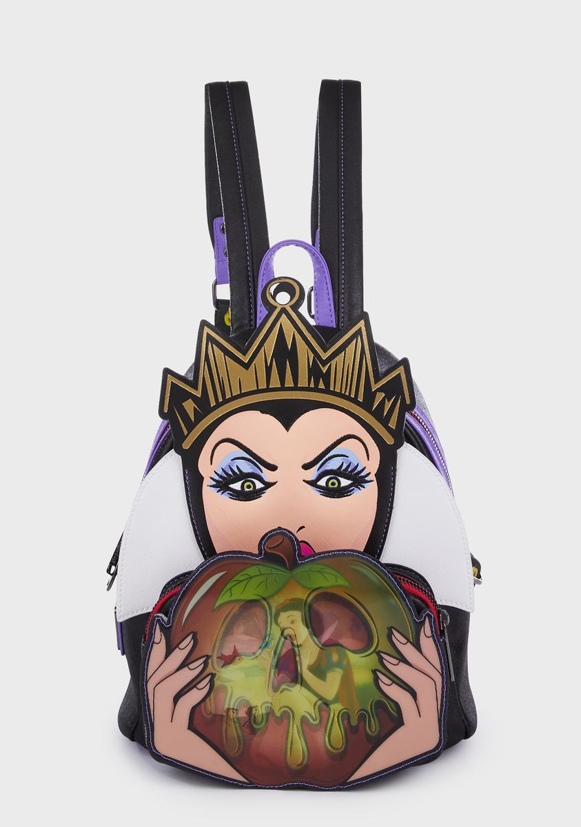Loungefly Snow White Evil Queen Mini Backpack - Black – Dolls Kill