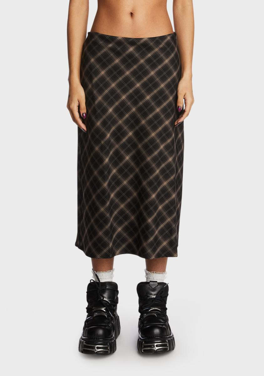 Beth Plaid Midi Skirt Minga,New Products : American Fashion Style Bags On Sale