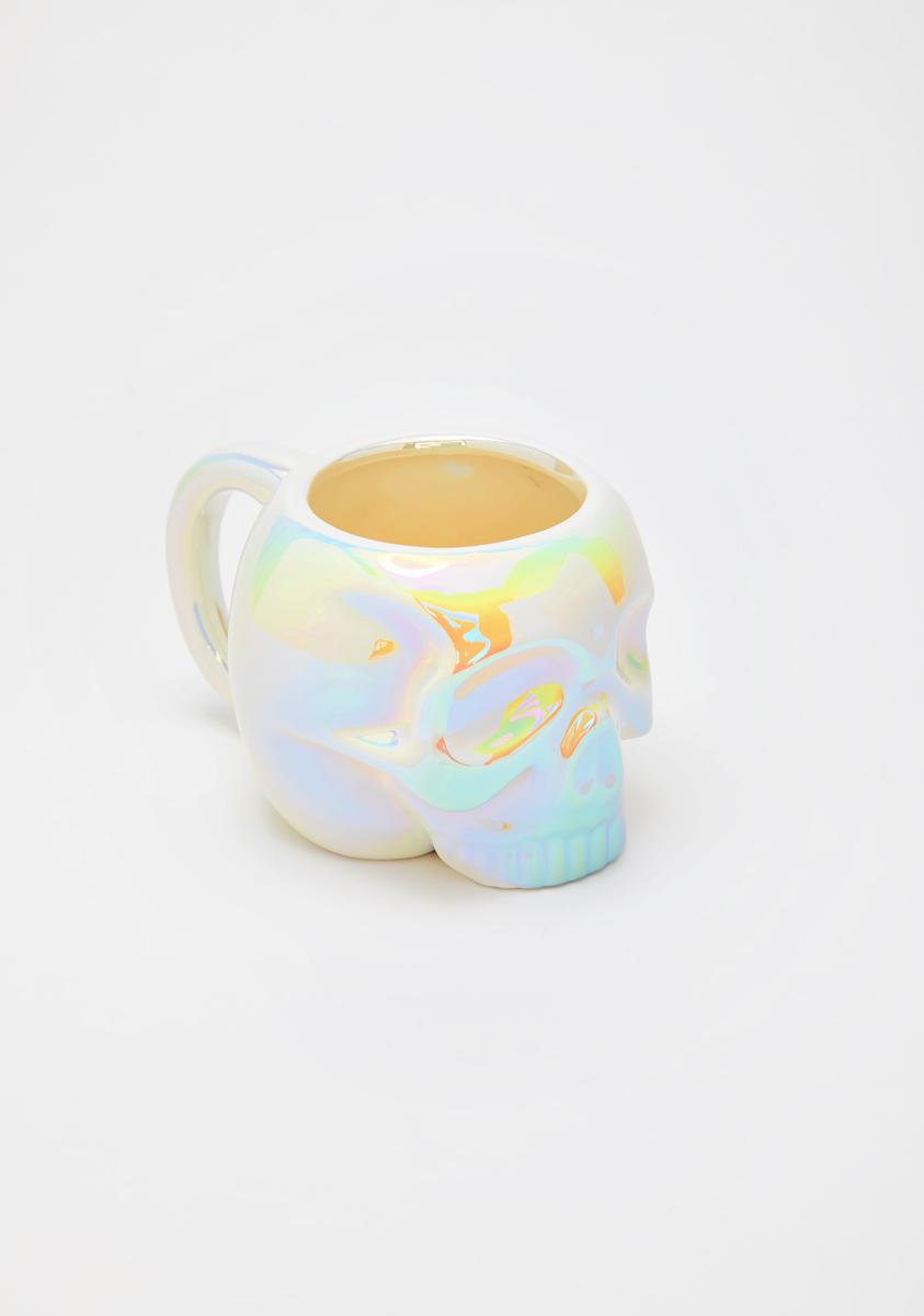 White Aura Skull Mug