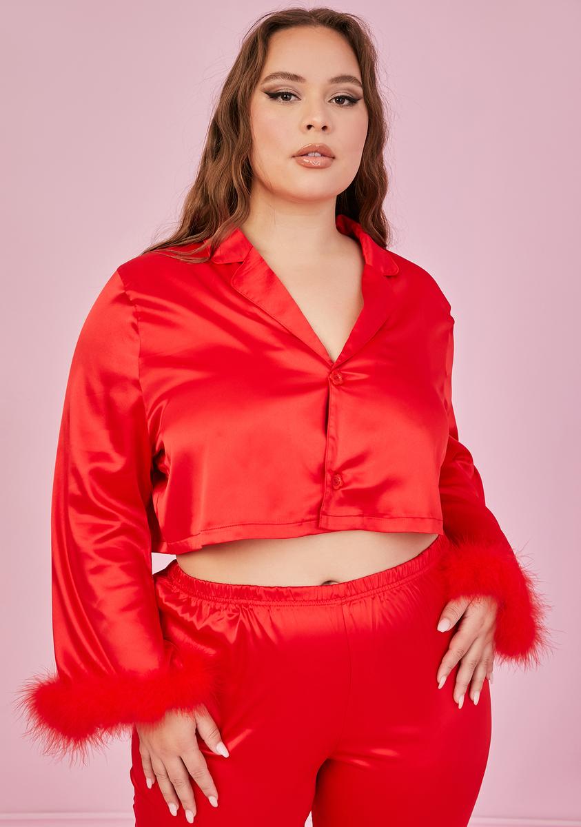 True Lover´s Quarrel Satin Pajama Shirt Sugar Thrillz,Specials : American Fashion Style Bags On Sale