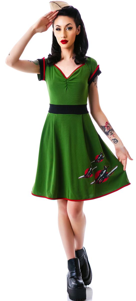 Keep Em Flying Dress Sourpuss Clothing,New Products : American Fashion Style Bags On Sale Keep Em Flying Dress Sourpuss Clothing,New Products : American Fashion Style Bags On Sale