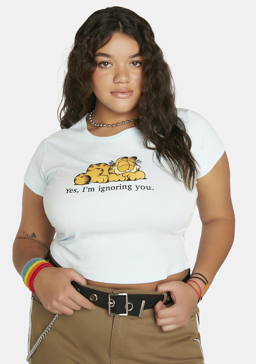 Plus Tune Them Out Baby Tee Dolls Kill X Garfield,New Products : American Fashion Style Bags On Sale Plus Tune Them Out Baby Tee Dolls Kill X Garfield,New Products : American Fashion Style Bags On Sale