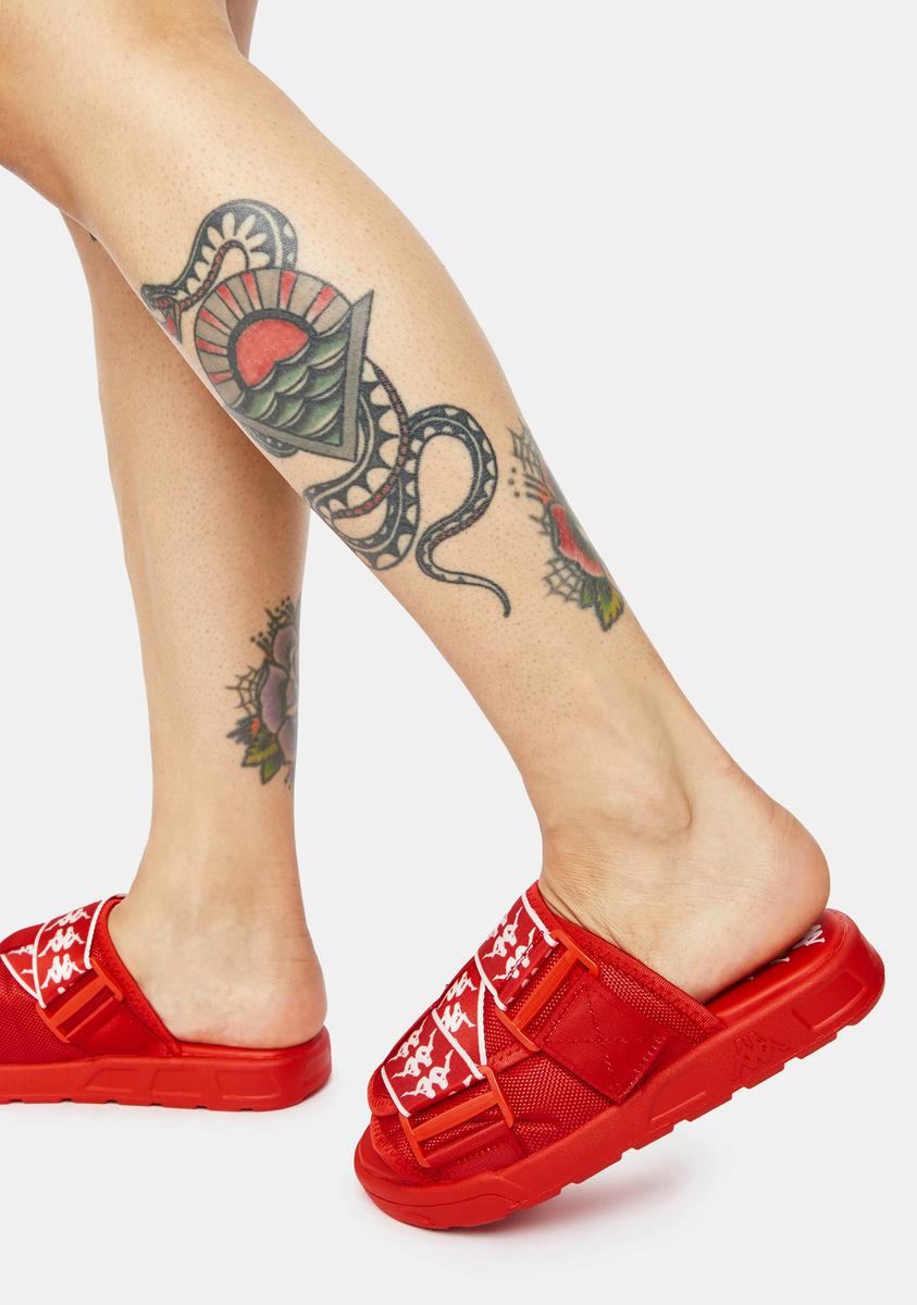 Kappa Red 222 Banda Mitel 1 Slides Dolls Kill