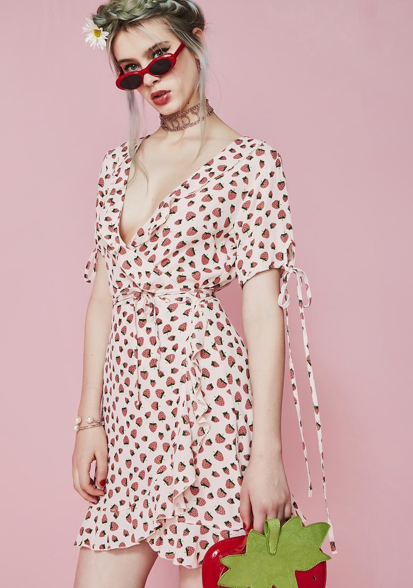 Forbidden Fruit Wrap Dress