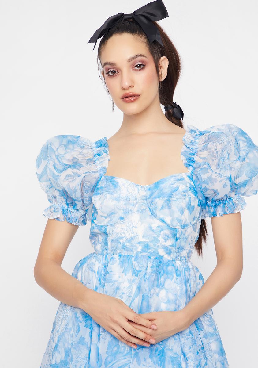 Selkie The Baby Blue Toile Ritz Dress Dolls Kill Selkie The Baby Blue Toile Ritz Dress Dolls Kill